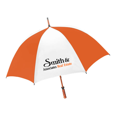 Sporty Wood-Shaft Golf Umbrella