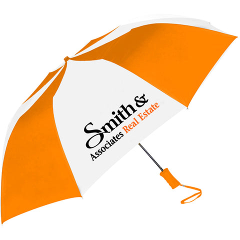 Sporty 2-Tone Automatic Oversized Folding Umbrella